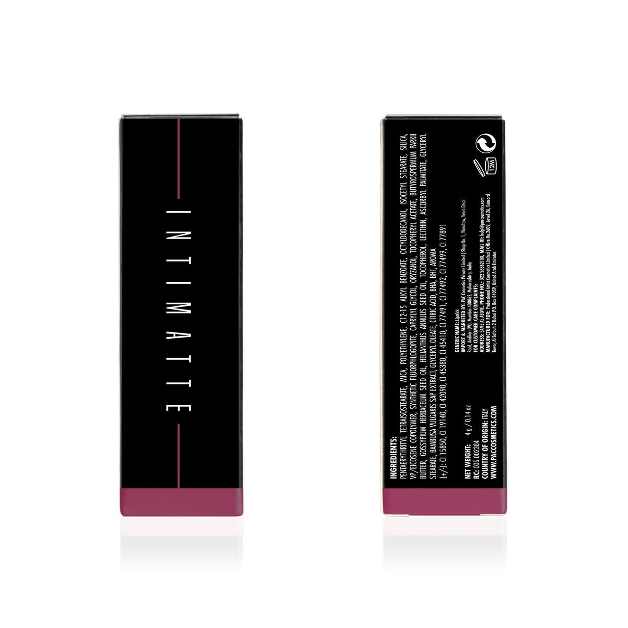 PAC Intimatte Lipstick (On The Edge)