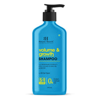Botanic Hearth Volume & Growth Shampoo with Biotin & Ylang Ylang Oil | Thickens & Strengthens Hair | Hydrating & Fortifying Formula with Cica & Rosemary Water| Sulfate & Paraben Free, 473ml