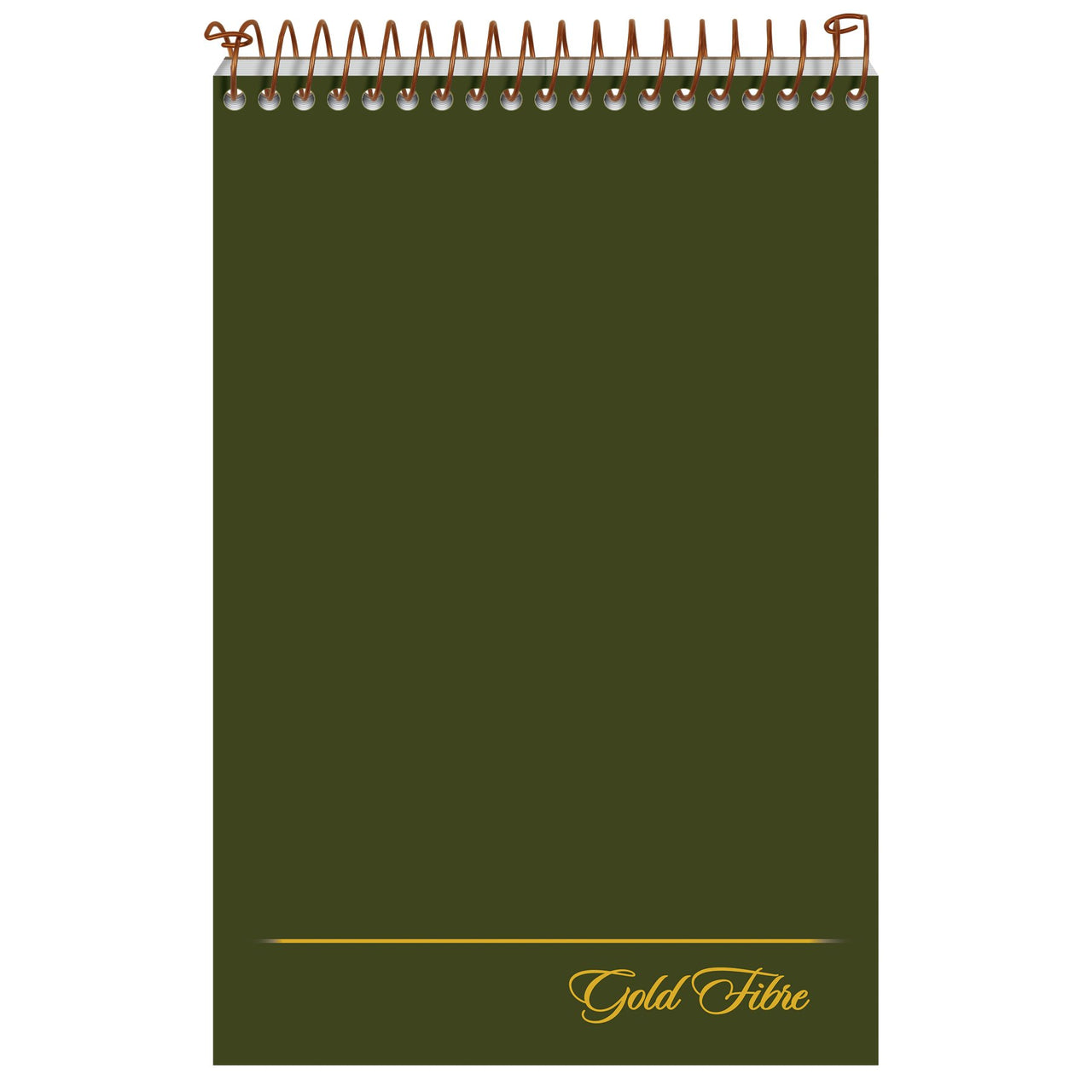 Ampad Gold Fibre Steno Book, 6" x 9", Gregg Rule, Green Cover, 100 Sheets (20-806R)