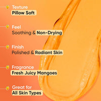 Dot & Key Mango Detan Tan Removal Clay Mask | Clay Mask for Face with Glycolic & Lactic | Great for All Skin Types | Fresh Juicy Mango Fragrance | 70gm