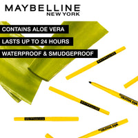 Maybelline New York Colossal Kajal, Black, 0.35g & Maybelline New York Color Sensational Creamy Matte Lipstick, 695 Divine Wine, 3.9g