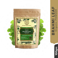 KHADI NATURAL Brahmi Leaf Organic Powder Pack of 2 (2x100gm) 200gm