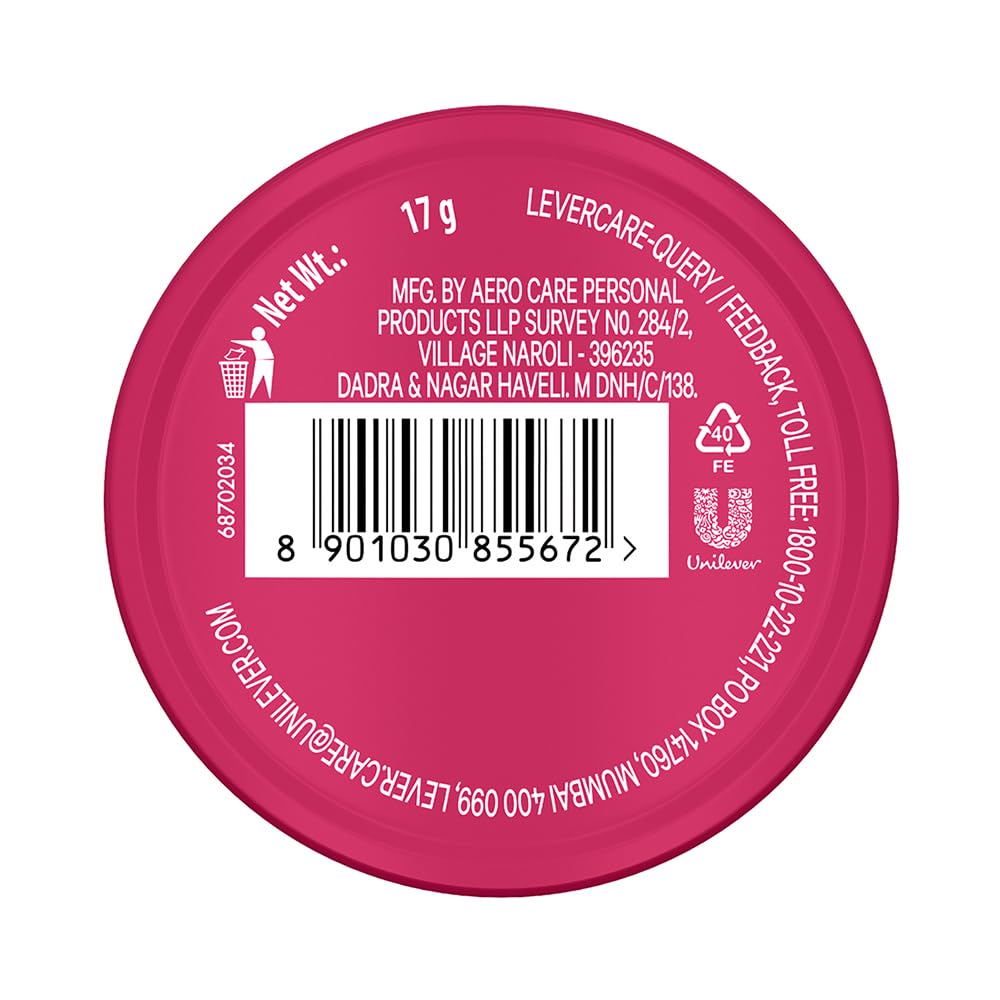 Vaseline Lip Tins Rosy Lips, 17 g | Provides Hydration, Sheer Pink Tint & Glossy Shine