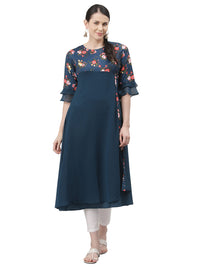 ALC Creation Women's  Crepe Regular Kurta