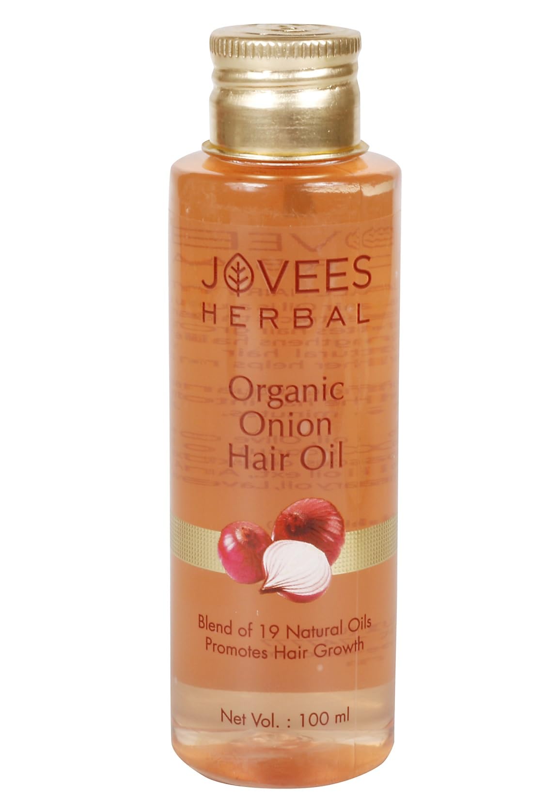 Jovees Herbal Red Onion Oil & Bamboo Strengthening Shampoo Gives Smooth, Strong, Healthy Hair And Organic Onion Hair Oil | Improves Hair Growth Frizz-free Hair 100ml