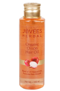 Jovees Herbal Red Onion Oil & Bamboo Strengthening Shampoo Gives Smooth, Strong, Healthy Hair And Organic Onion Hair Oil | Improves Hair Growth Frizz-free Hair 100ml