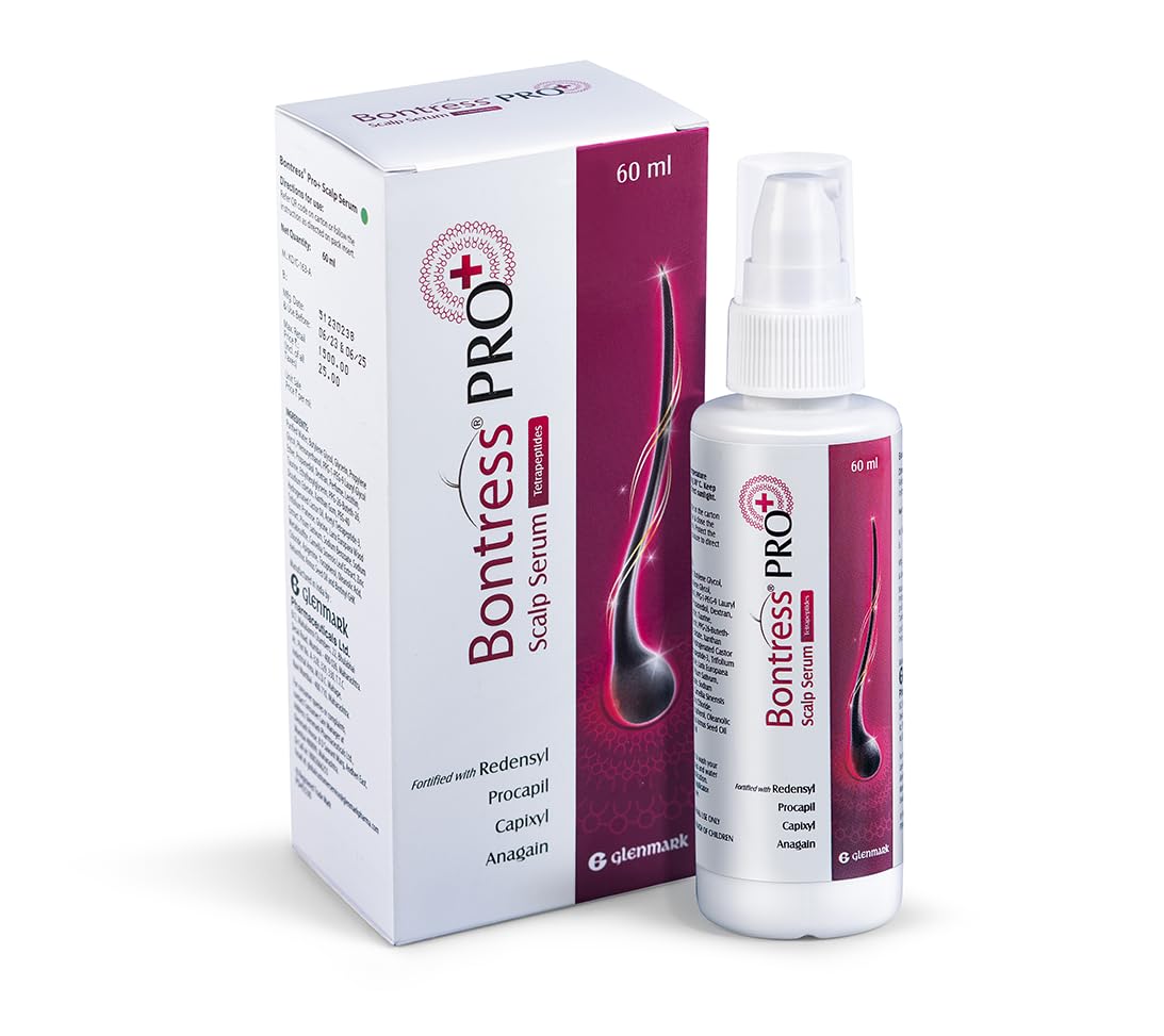 Bontress PRO+ Scalp Serum Fortified with Redensyl, Anagain, Capixyl,Procapil | Hair Serum for Hair Growth & Hair Fall 60ml