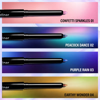 FACES CANADA Magneteyes Pro Holographic Eyeliner - Peacock Dance 02, 0.25g | Multichrome/Duochrome Eyeliner | Metallic & Shimmer Finish | Longlasting | Waterproof & Smudgeproof