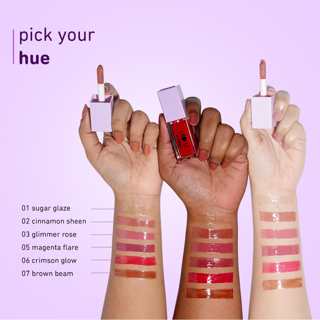 Plum Keep It Glossy Serum Lip Gloss With Hyaluronic Acid | Luminous Finish | Highly Pigmented | Instant Hydration | 100% Vegan & Cruelty Free | 05 Magenta Flare