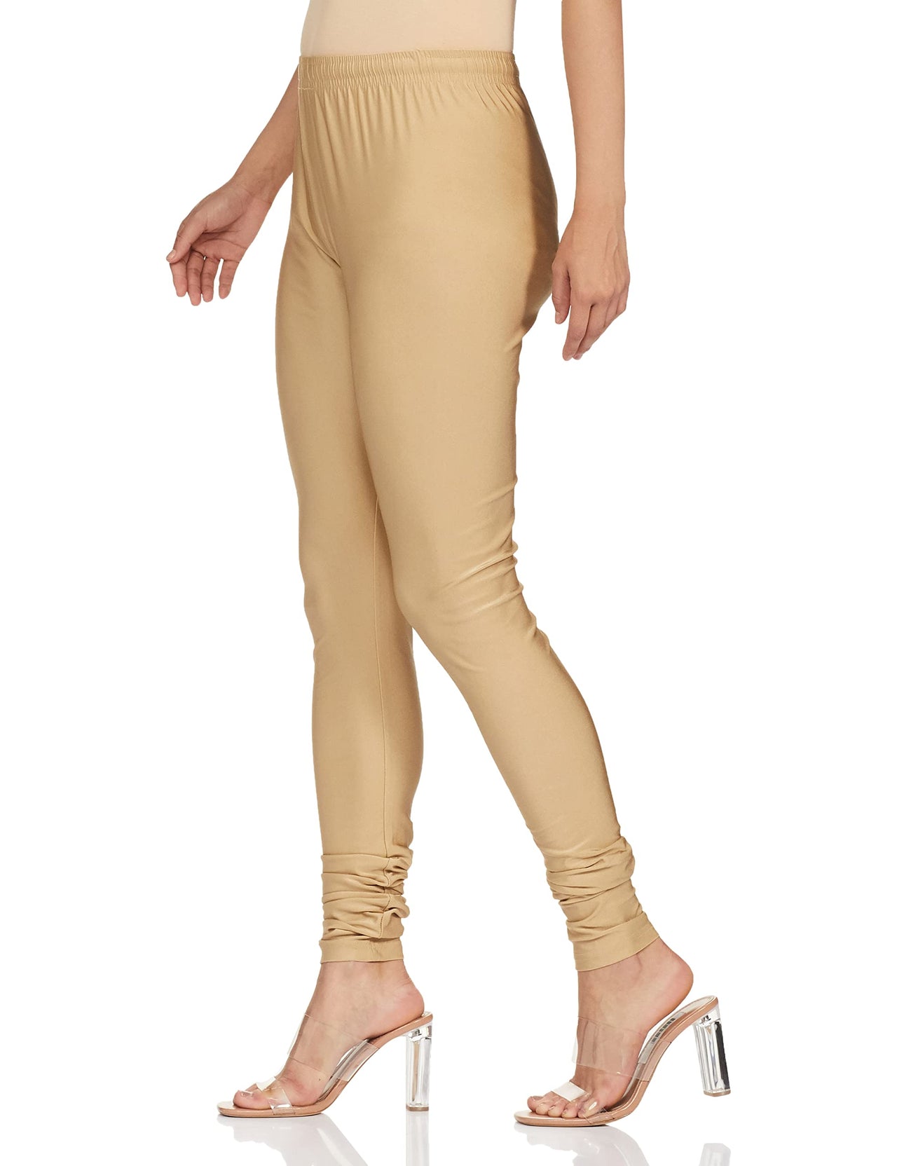 Max Women's  Regular Fit Leggings Gold S