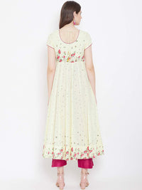 Poshak Hub Women's  Cotton Anarkali Kurta