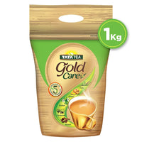 Tata Tea Gold Care 1kg, Rich in Taste, Goodness of Elaichi, Ginger, Tulsi, Brahmi & Mulethi, Black Tea, Loose Leaves