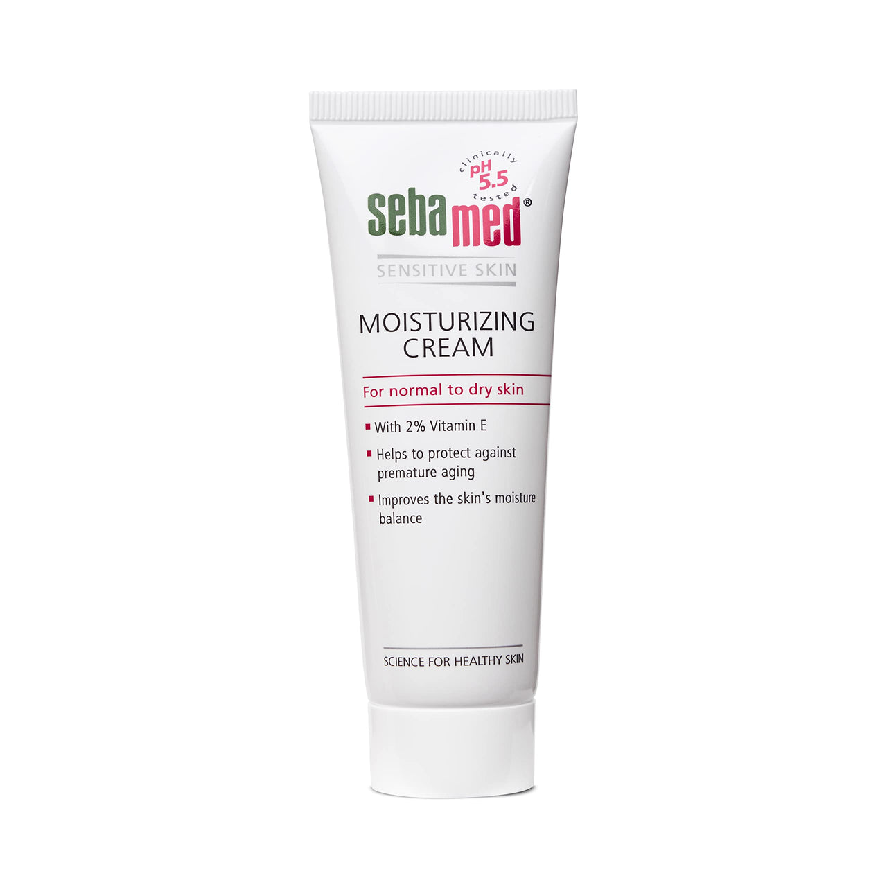 Sebamed Moisturizing Cream | Face moisturizer for men, women | pH 5.5 | Botanical oils & Vit E | Improves skin's moisture balance | Protects against premature ageing | Dermatologically tested | Paraben Free | 50 ml