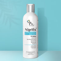 Fixderma Nigrifix Exfoliating Body Wash with 5% Actives (Lactic Acid, Glycolic Acid, Niacinamide Acid & Vitamin E) | Gentle Exfoliating Shower Gel | Improves Skin Tone | Body Wash Shower Gel for Women & Men -200ml