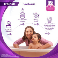 Tedibar Baby Bathing Bar | For Baby’s Sensitive Skin | Gentle Cleansing, Skin-friendly, pH 5.5, 75gm, Pack of 3
