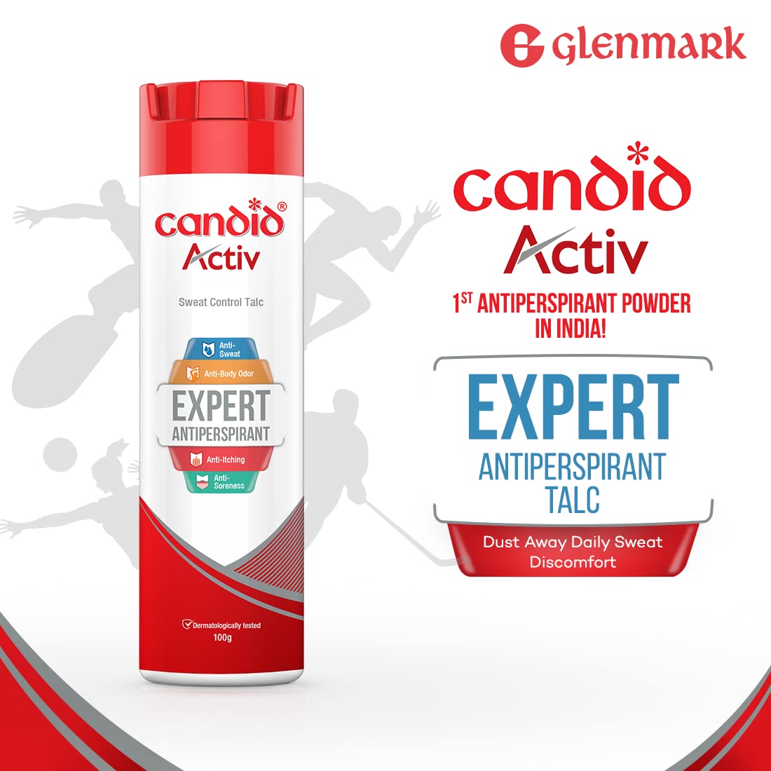 Candid Activ Talc, 100 g
