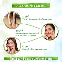 Mamaearth Rice Water Dewy Sunscreen with Rice Water & Niacinamide | Gives SPF50 & PA++++ Protection | For Glass Skin Glow | Evens Skin Tone | UVA & UVB Protection | No White Cast | For All Skin Types | 50 g