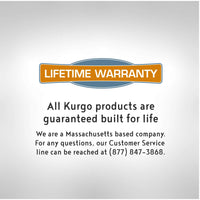 Kurgo Tru-Fit Smart Harness, Dog Harness, Pet Walking Harness, Quick Release Buckles, Front D-Ring for No-Pull Training, Includes Dog Seat Belt Tether (Blue, Medium) Blue