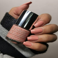 Debelle Gel Nail Polish Salmon Ballerina (Dusty Nude Nail Paint)|Non Uv - Glossy Finish |Chip Resistant | Seaweed Enriched Formula| Long Lasting|Cruelty And Toxic Free| 8Ml