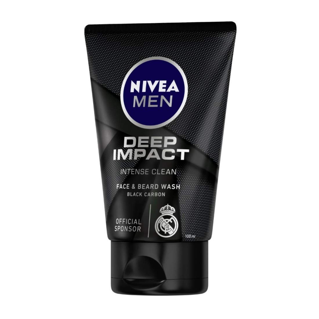 Nivea Men Face Wash, Deep Impact Intense Clean, 100g & Men Face Wash, Oil Control, 10x Vitamin C, 150ml