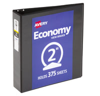Avery Economy View 3 Ring Binder, 2