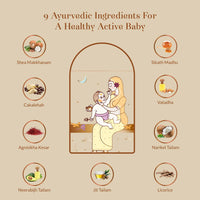 Baby Forest Khilta Mukhra Baby Face Cream 50 gm | Shea Butter, Saffron, & Almond Oil | Ayurvedic & Organic Kids Face Cream | Derma Safe