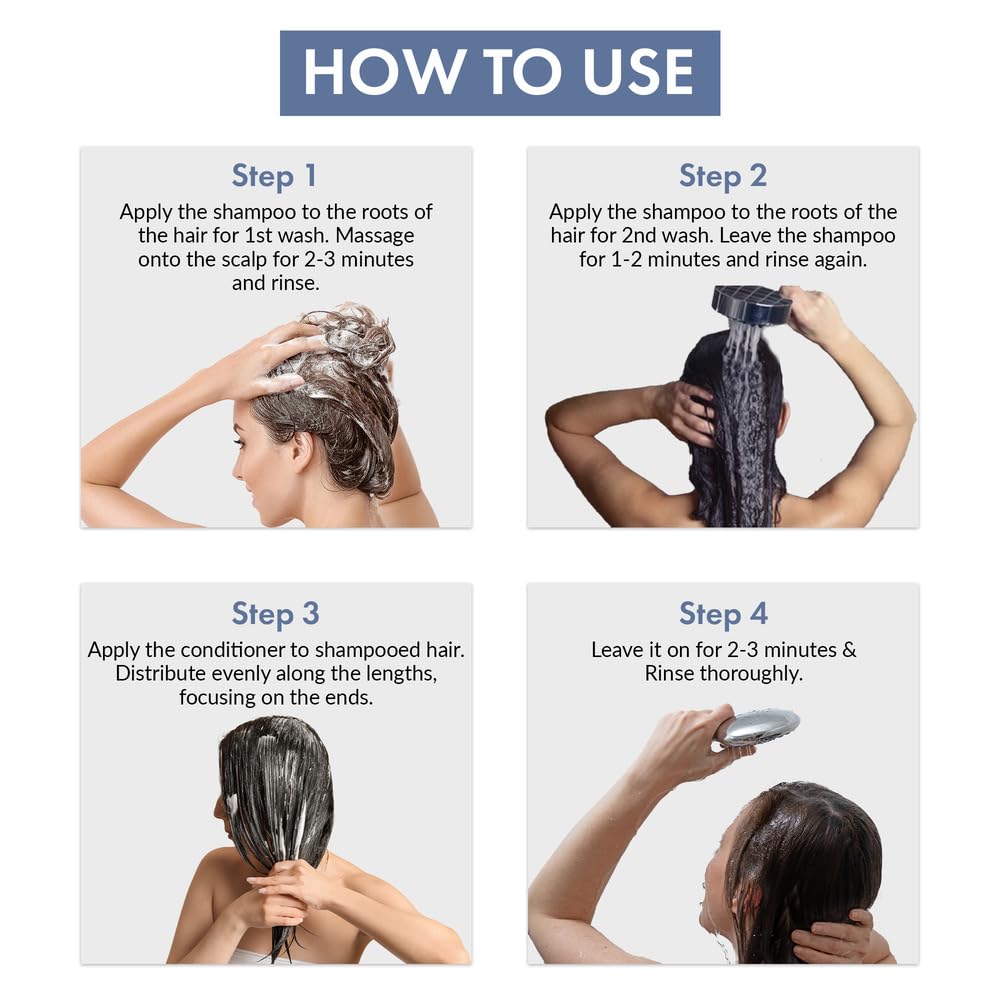 ThriveCo Rosemary Hair Shampoo For Voluminous Hair | Densifying & Stimulating Hair Growth | Promotes Hair Strength With Hyaplex™, Pea Peptide & Caffeine for Men & Women (250 ml)