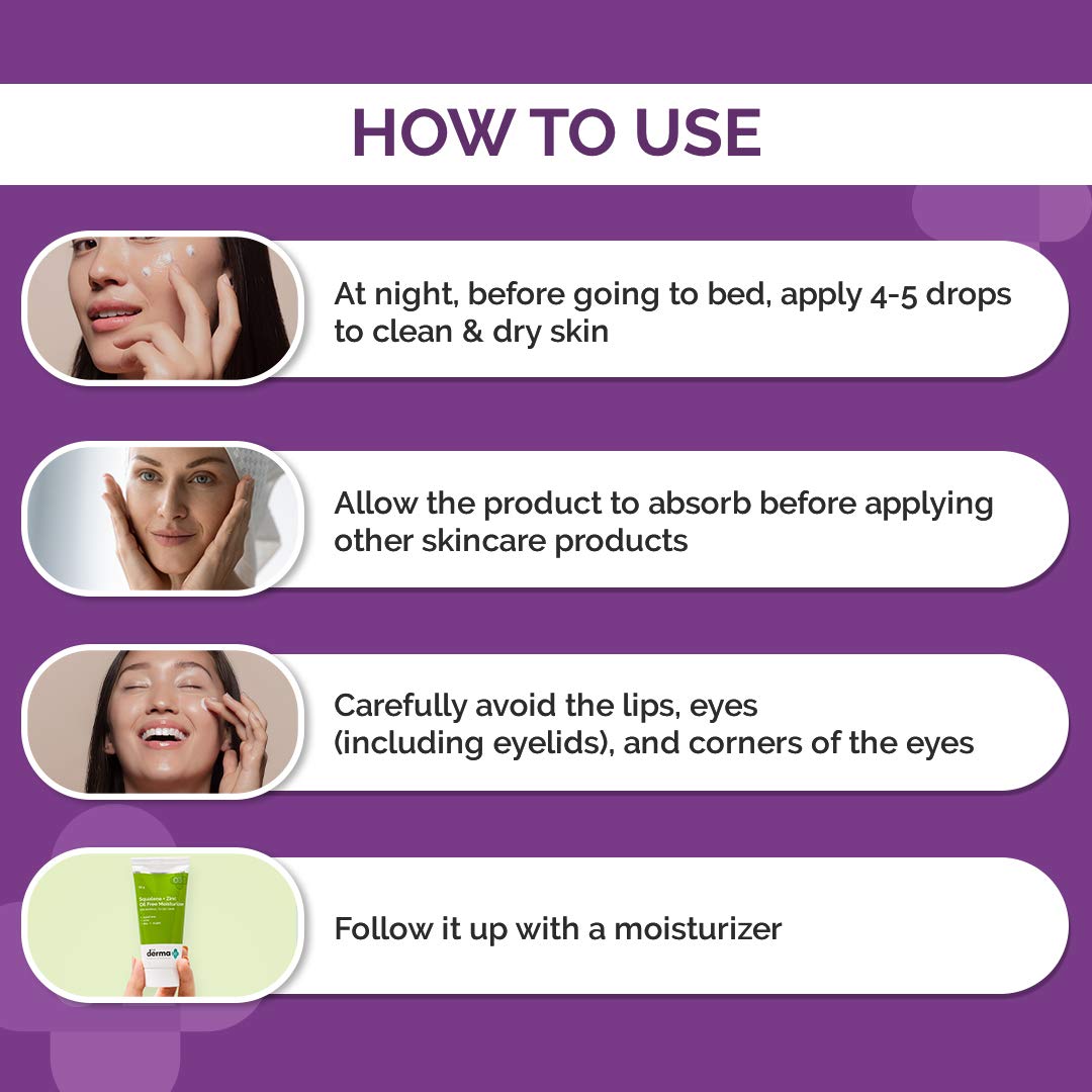The Derma Co 0.3% Retinol Serum - 30ml | For Younger-Looking & Spotless Skin | Anti-Aging | Reduces Fine Lines & Wrinkles