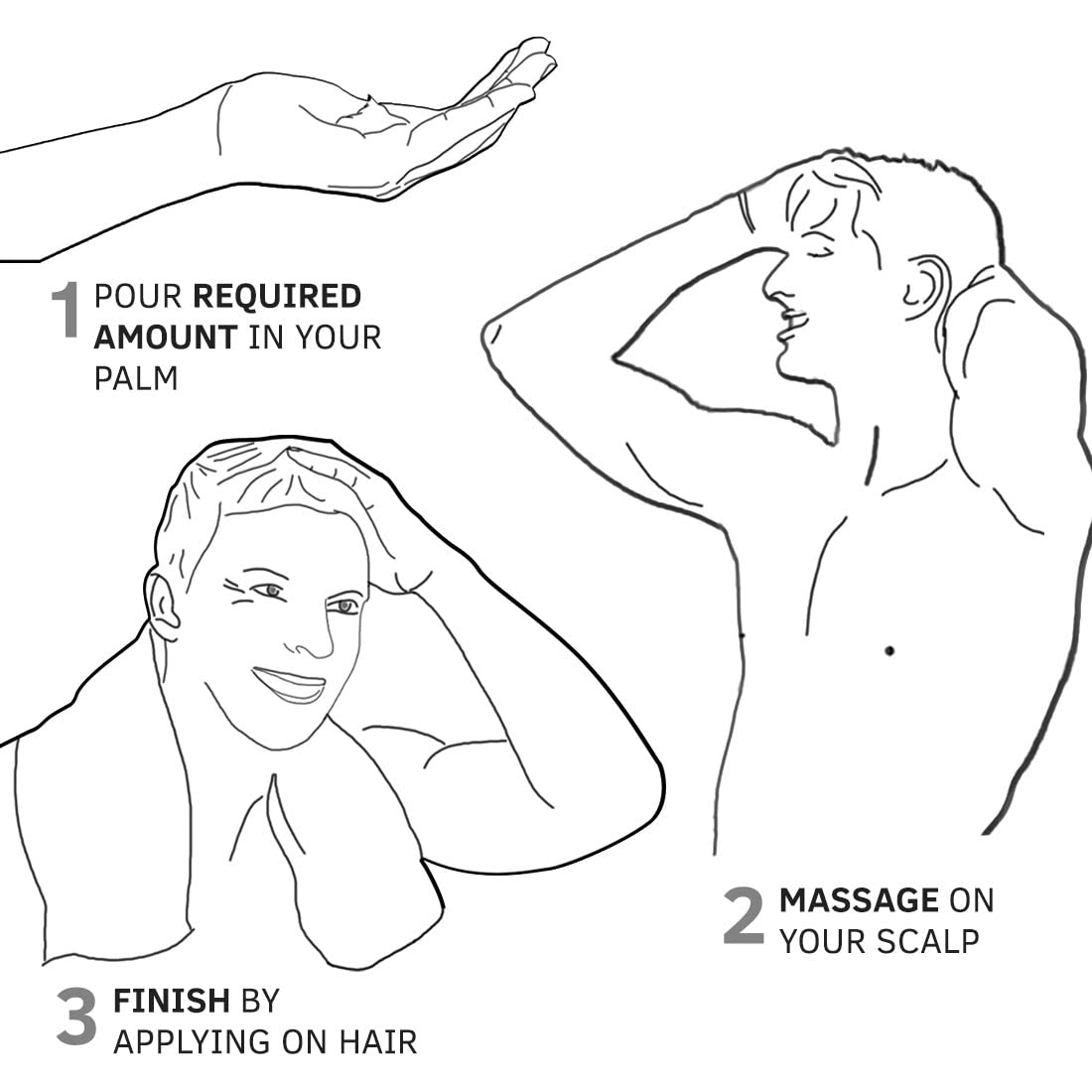 Ustraa Anti Hair Fall Oil - 100ml | With Onion Oil, Blackseed | Hair Fall Control with Saw Palmetto | Reduce Hair Fall | Promote Hair Growth | No Parabens