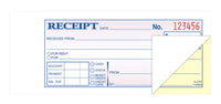 Adams Money and Rent Receipt Book, 2-Part, Carbonless, 2.75 x 7.19 Inch, 50 Sets, White and Canary (DC2701)