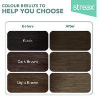 Streax Cr?me Permanent Hair Colour - 4 Natural Brown Hair Color- 140 Ml, 100% Grey Coverage, Ammonia Free Hair Color, Long Lasting,Colourant Tube : 60G,Developer Bottle : 60 Ml,Conditioner : 20G
