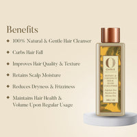 Ohria Ayurveda Honey & Coconut Milk Hair Cleanser | Free from Sulfates, Parabens & Silicones | Ayurvedic Ingredients | Hydrates & Revitalizes Dry, Damaged Hair | For All Hair Types | 50ml