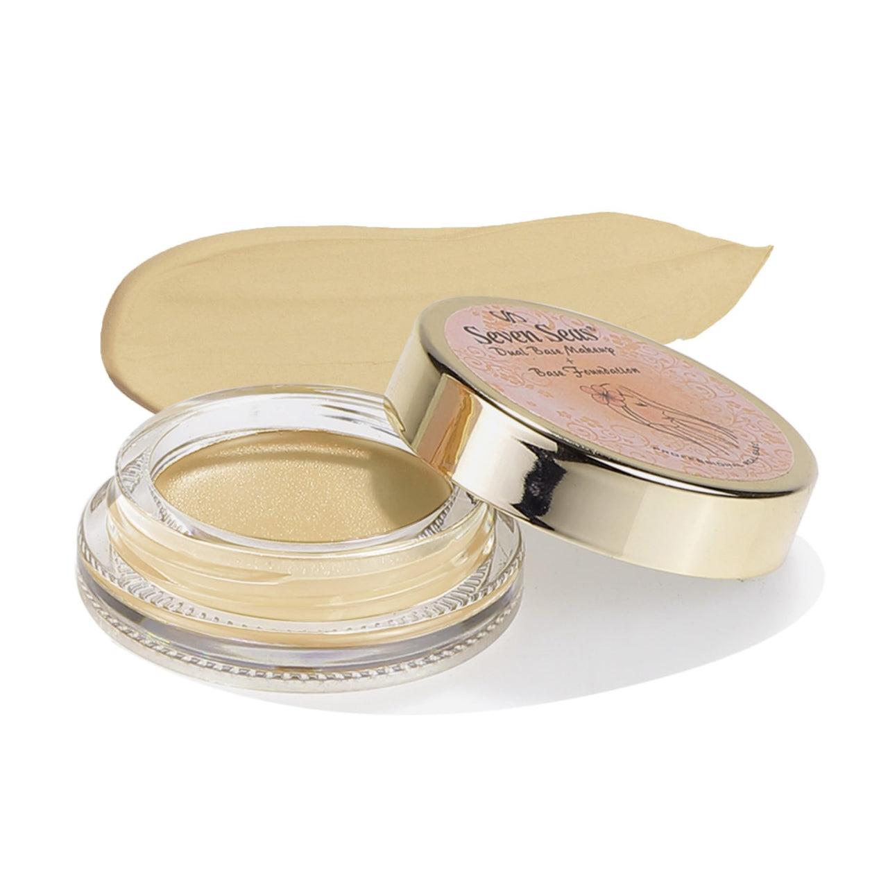 Seven Seas Mousse Foundation Natural Buff for All Skin Types - Lightweight, Full Coverage Concealer Foundation Matte Finish with SPF - Long Lasting Face Makeup