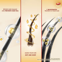 Dabur Almond Hair Oil - 190ml With Free Dabur Almond Oil 95ml | Provides Damage Protection | Non Sticky Formula | For Soft&Shiny Hair | With Almonds, Keratin Protein, Soya Protein & 10X Vitamin E