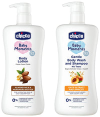 Chicco Body Lotion 500Ml With Chicco Gentle Bodywash And Shampoo 500Ml
