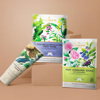 LuxaDerme Foot Care Combo - Elevate your foot care routine and step into baby soft feet | Beauty combo | Skincare combo Pack of 3