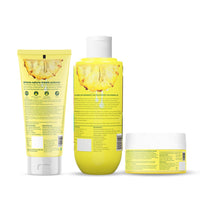PLIX - THE PLANT FIX Pineapple Depigmentation regime for Fresh, Bright & Even Skin | With Juicy Cleanser & Body Wash & Moisturizer | Reduces Pigmentation & Dark Spots| Smoothens Strawberry Skin | For All Skin Types l Men & Women