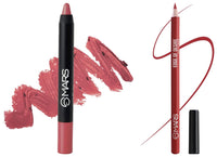 MARS Matte Lip Liner One Swipe Smooth Long Lasting Lip Pencil (1.4gm) (07-MAGNETIC MAGENTA)Long Lasting Crayon Lipstick up to 12 Hours Stay Matte Finish Waterproof Lip Crayon (3.5 gm) 22-I Am Romantic