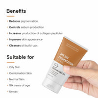 DERMATOUCH Bye Bye Pigmentation Face Wash || Anti Pigmentation Face Wash for Women/Men with Niacinamide, Kojic Acid, & Glutathione -30G