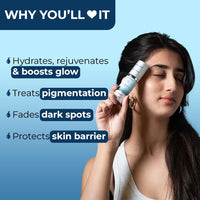 AQUAVE Marine Hyper Pigmentation Face Serum | 1% Alpha Arbutin | 3% Vitamin C | 1% Kojic Acid | 5% Niacinamide | Fades Dark Spots | Anti-Ageing | Brightens Skin | Seaboost™ Tech | Results in 30 Days