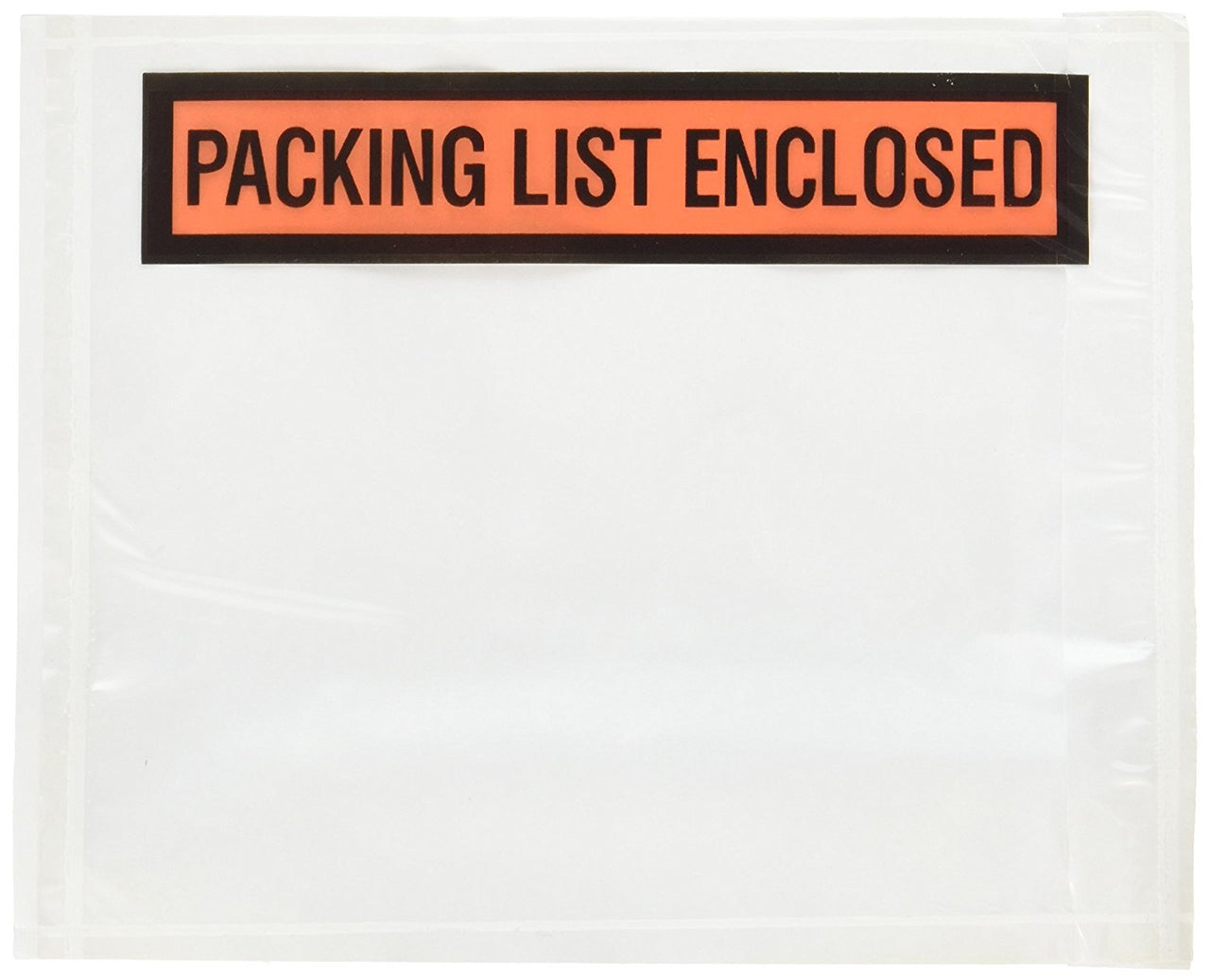 100 pcs 4.5" x 5.5" Packing List Enclosed Back Side Loading Envelopes Pouches (100 pcs)
