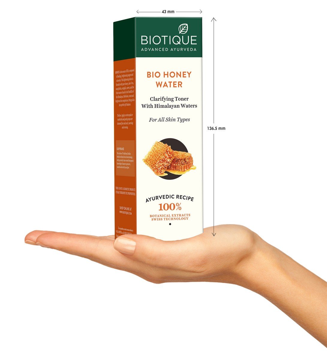 Biotique Bio Honey Water Clarifying Toner, 120ml And Biotique Bio Berberry Hydrating Cleanser For All Skin Types, 120Ml