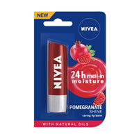NIVEA Lip Balm, Fruity Blackberry Shine, 4.8g And NIVEA Lip Balm, Pomegranate Shine, 4.8g