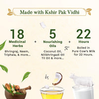 SESA Ayurvedic Hair Oil 100ml With Bhringraj 18 Rare Herbs With 5 Nourishing Oil For Hair Growth Help Control Hair Fall & Strengthen Roots with Easy Hair Oil Applicator For Women and Men