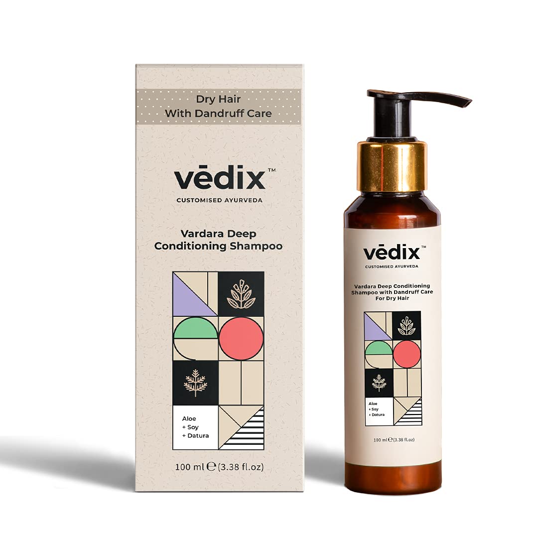 Vedix Vardara Deep Conditioning Anti Dandruff Shampoo For Women & Men | Shampoo For Dandruff & Dry Hair | 100 ml