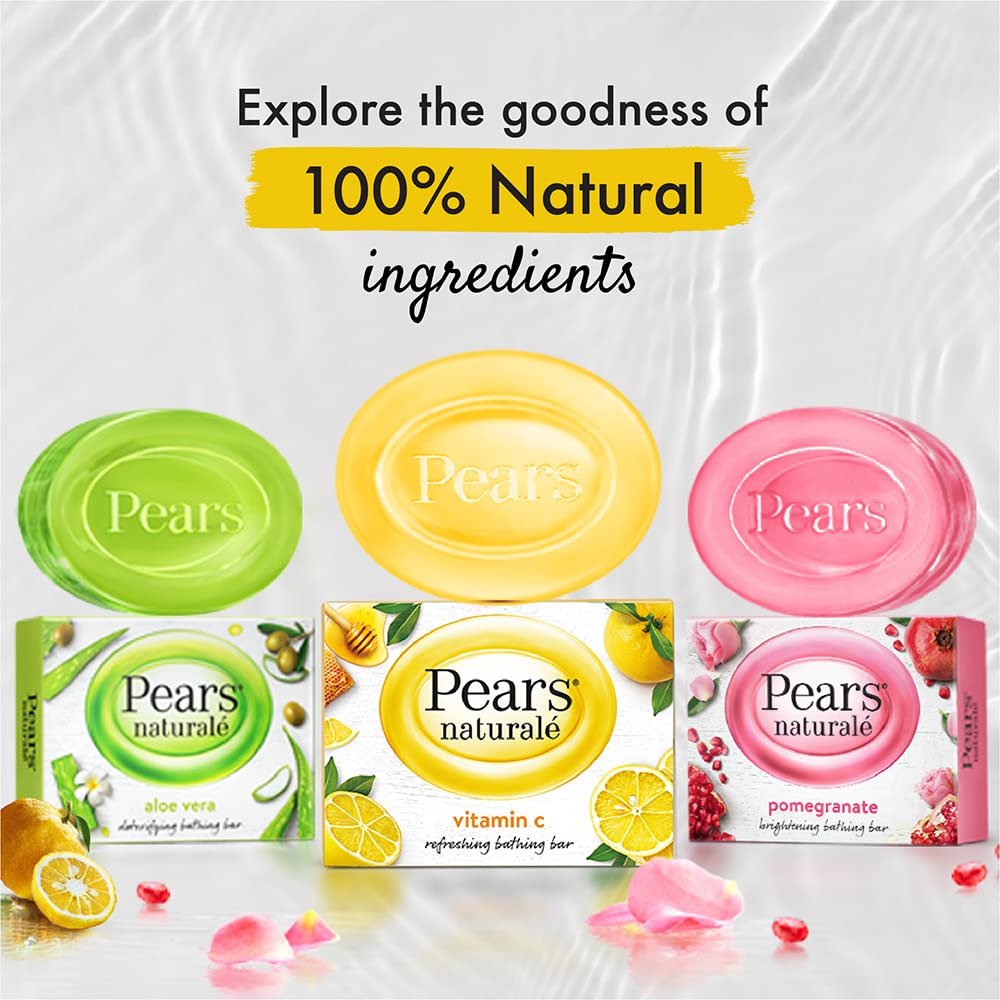 Pears Naturale Vitamin C Soap 4x125gm (Pack of 2)