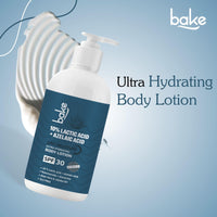 BAKE 10% Lactic Acid Body Lotion with Azelaic Acid | Smooths Rough & Bumpy Skin, Exfoliates Skin & Reduces Body Acne | Ultra Hydrating Body Lotion | 200ml