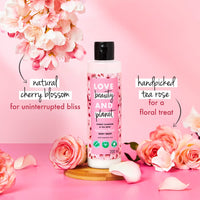 Love Beauty & Planet Cherry Blossom & Tea Rose Indulging Body Wash|Floral Shower Gel for Soft Skin,200ml