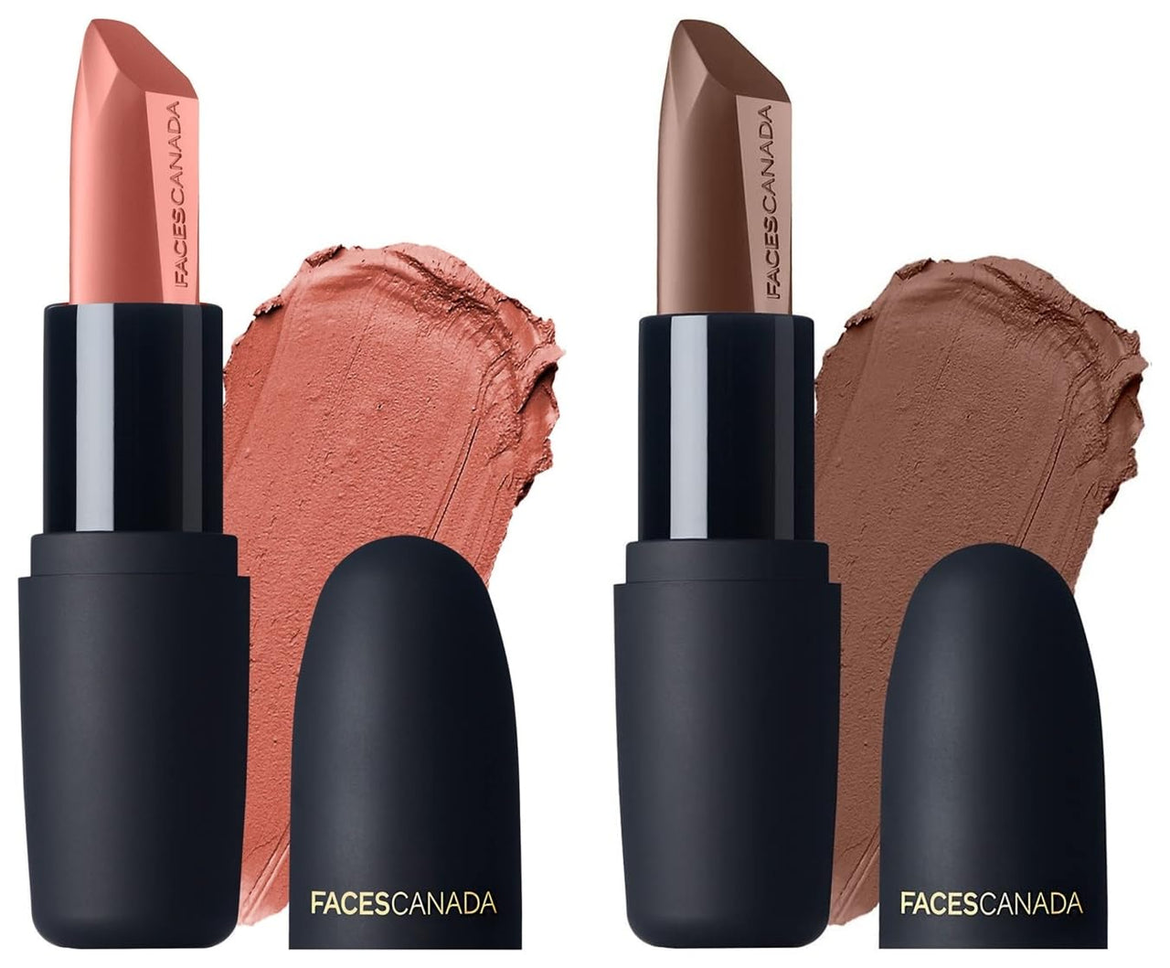 FACESCANADA Weightless Matte Lipstick 4G Pretty Sepia 08 (Brown), Weightless Matte Lipstick 4G Buff Nude 05 (Brown)