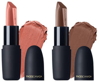 FACESCANADA Weightless Matte Lipstick 4G Pretty Sepia 08 (Brown), Weightless Matte Lipstick 4G Buff Nude 05 (Brown)